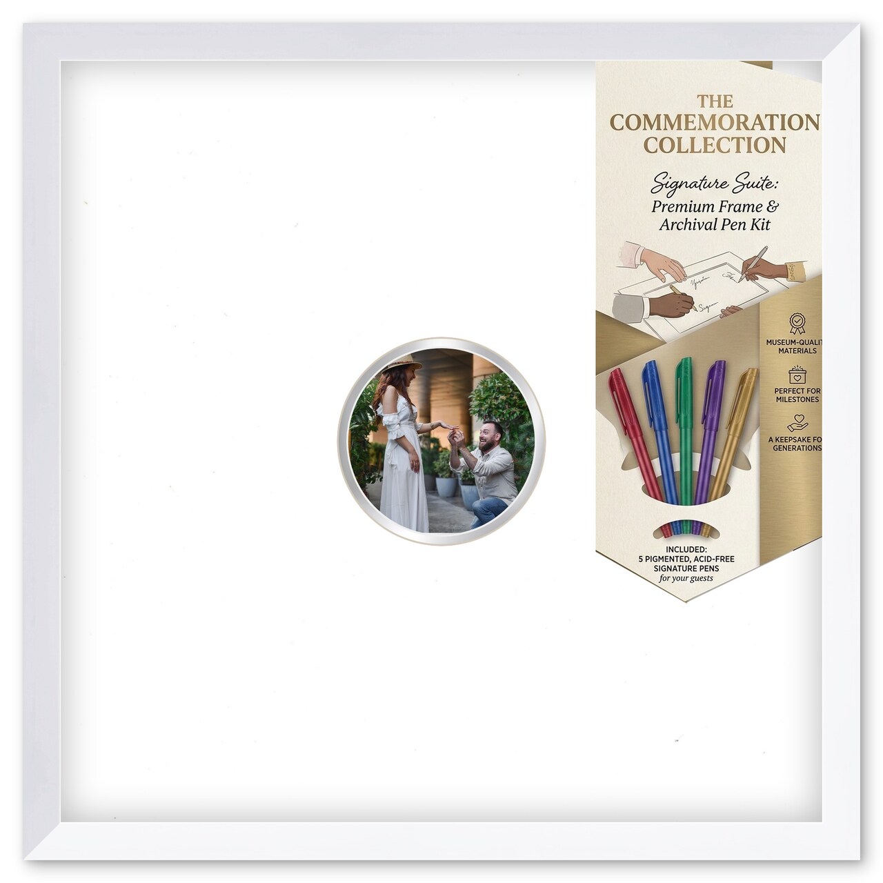 CustomPictureFrames.com Signature Frame - Multiple Sizes Made in the USA